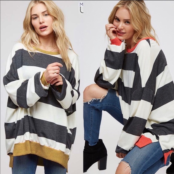 Oversized Long Sleeved Top - Picture 2 of 5